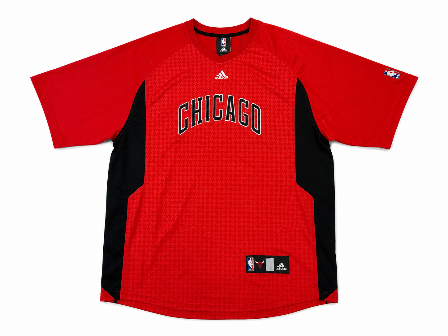 Adidas Chicago Bulls NBA Shooting Shirt Warm Up Jersey Vintage L