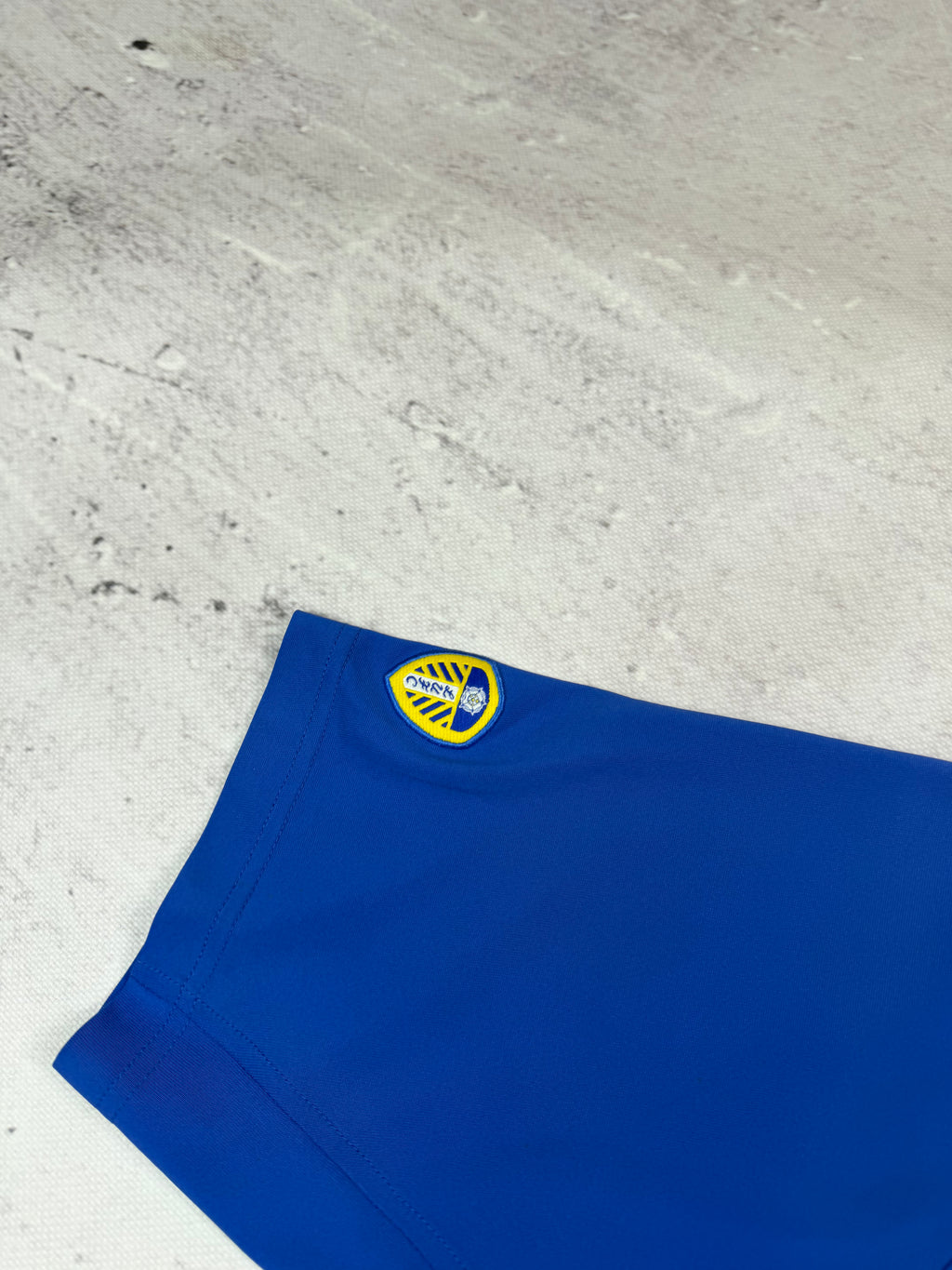 Nike Leeds United Vintage Football Jersey Y2K Blue L