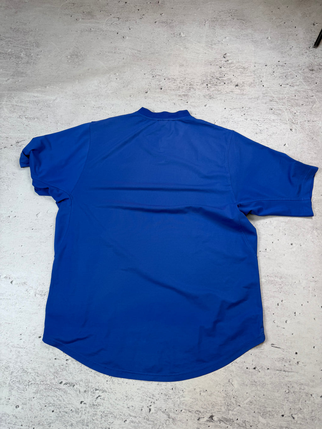 Nike Leeds United Vintage Football Jersey Y2K Blue L