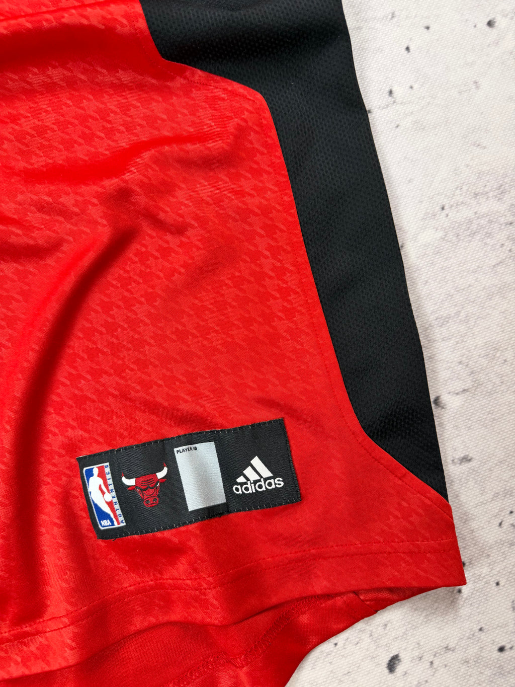 Adidas Chicago Bulls NBA Shooting Shirt Warm Up Jersey Vintage L