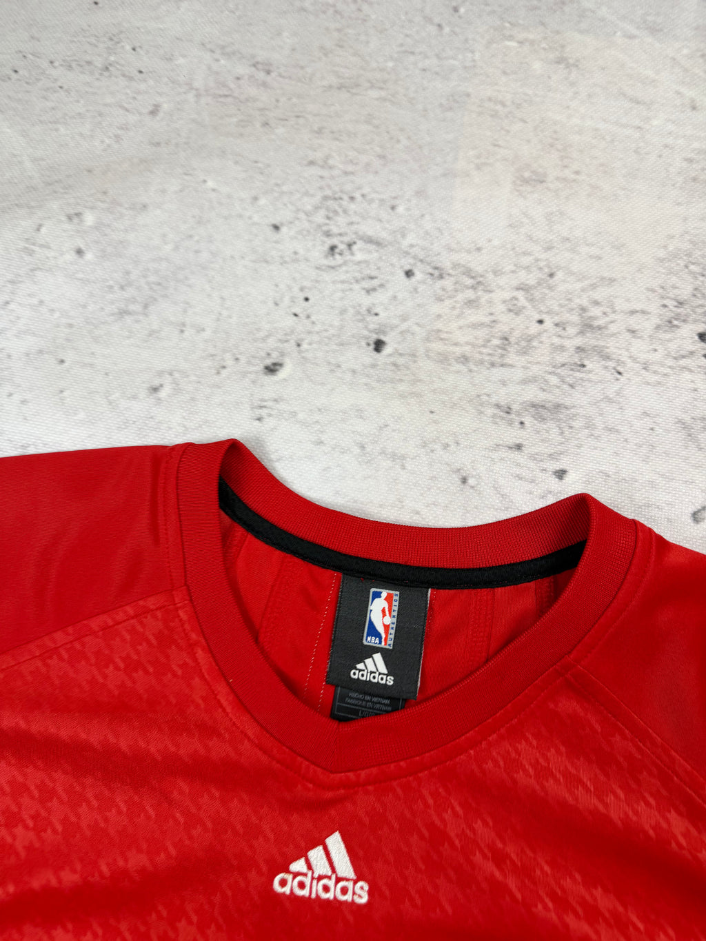 Adidas Chicago Bulls NBA Shooting Shirt Warm Up Jersey Vintage L