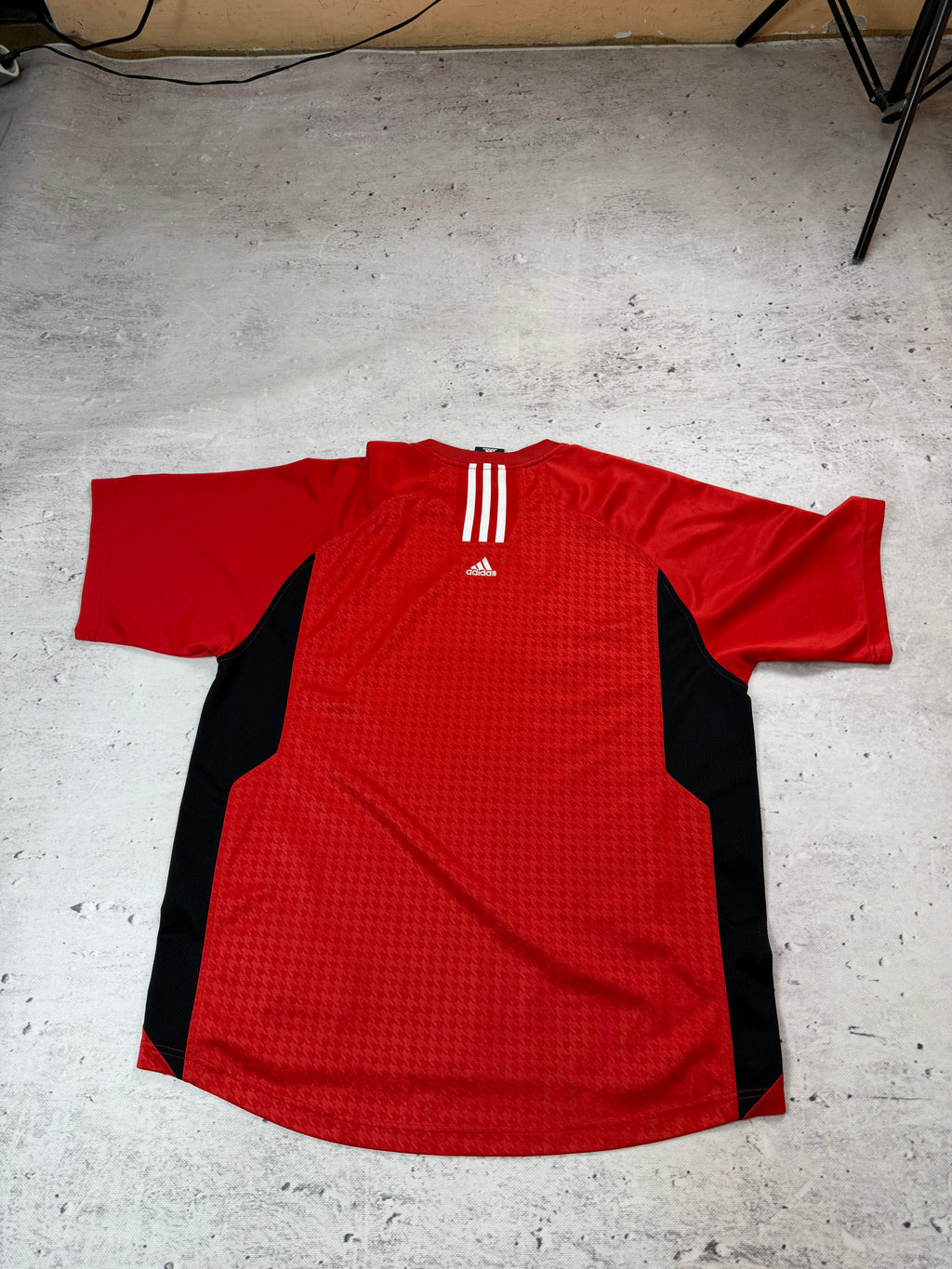 Adidas Chicago Bulls NBA Shooting Shirt Warm Up Jersey Vintage L