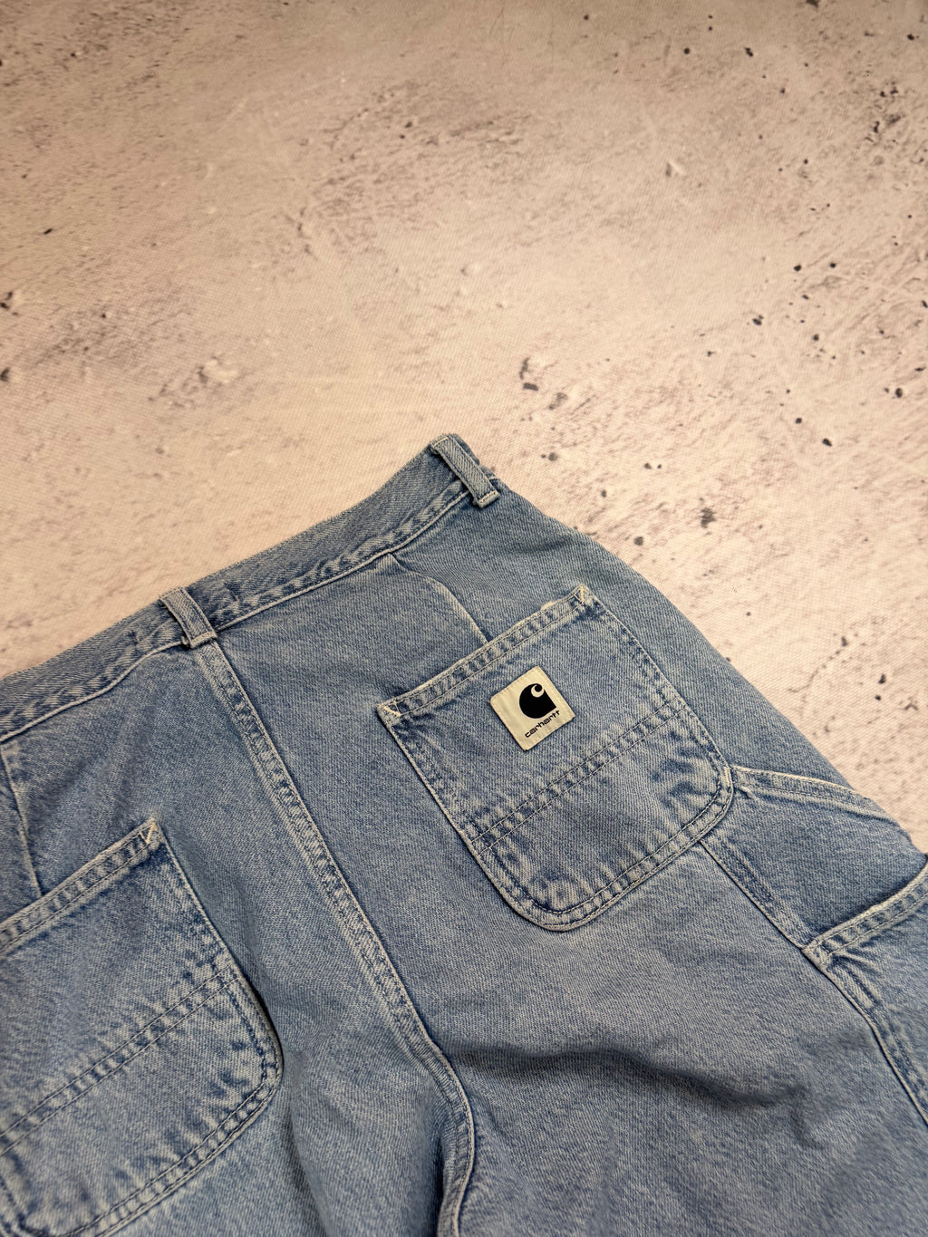 Carhartt Wide Leg Carpenter Jeans Light Wash W28