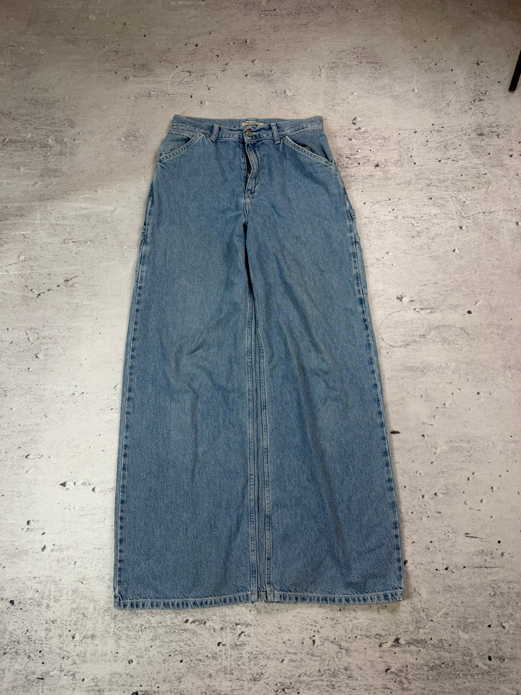 Carhartt Wide Leg Carpenter Jeans Light Wash W28