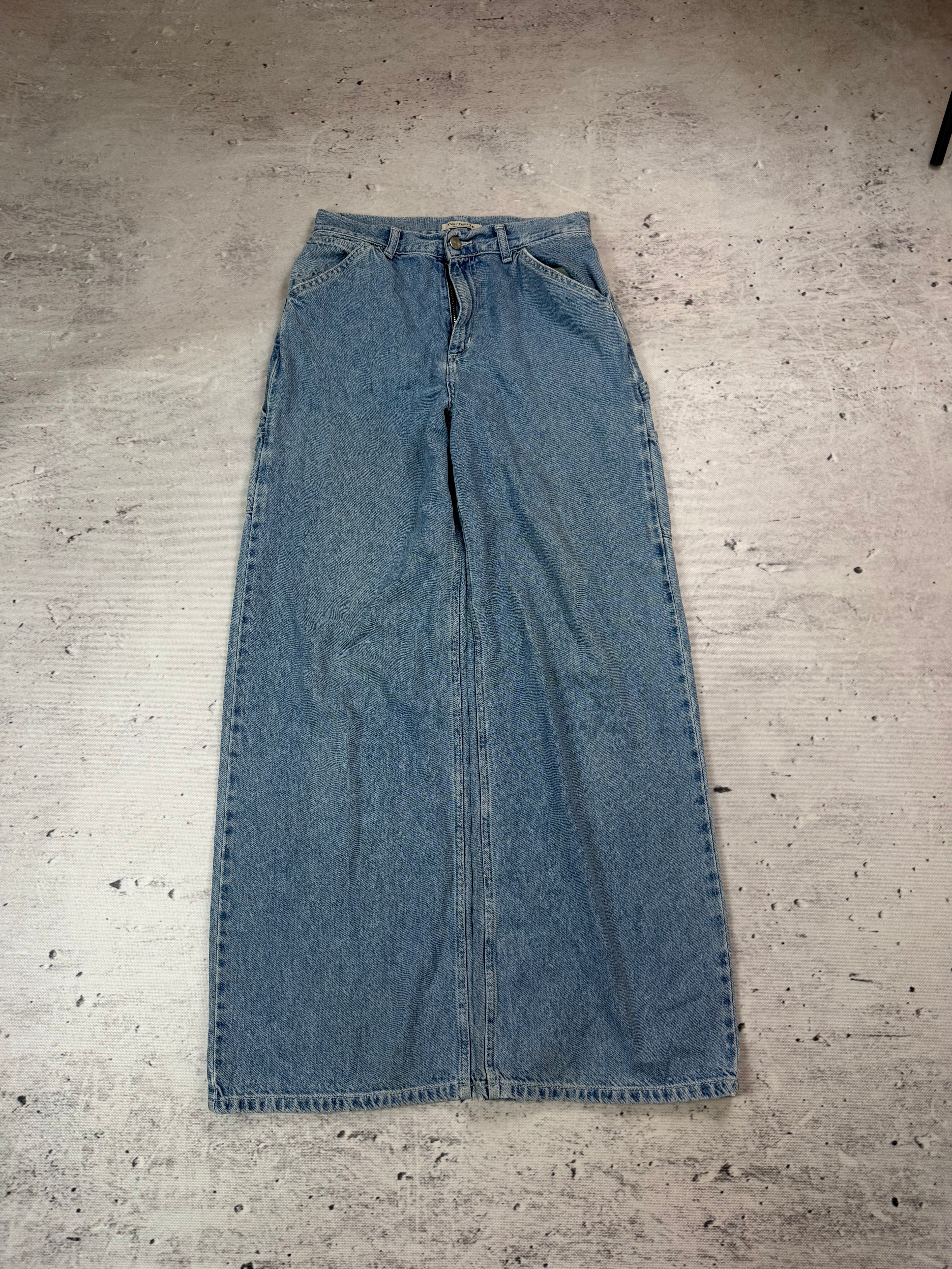 Carhartt Wide Leg Carpenter Jeans Light Wash W28